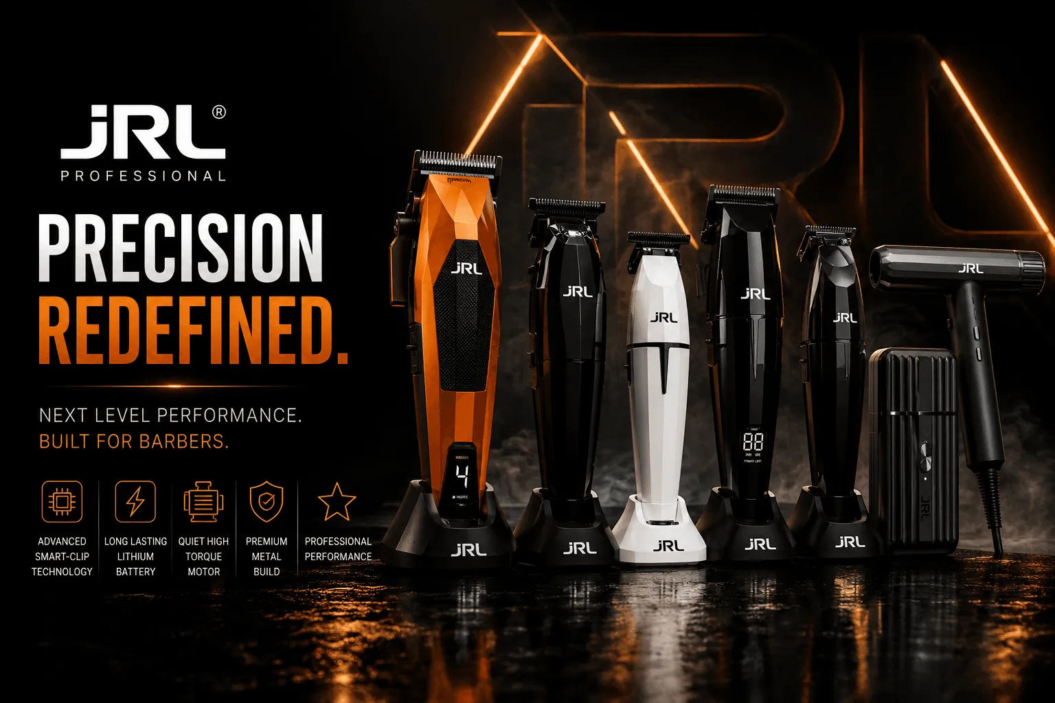 JRL professional barber tools