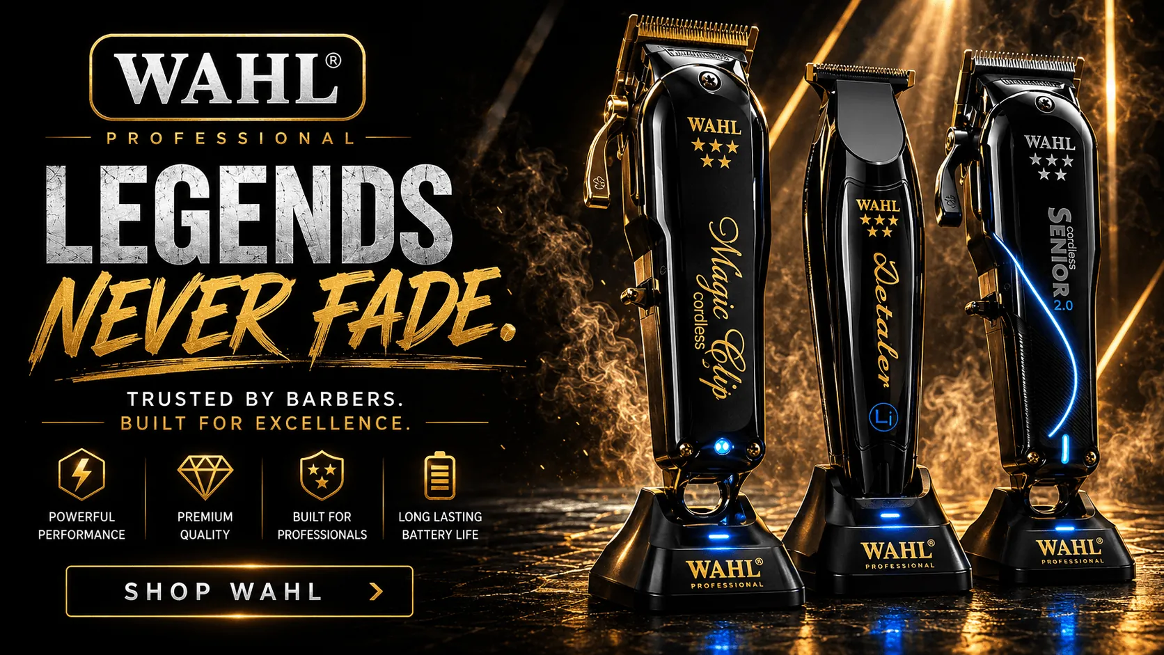 Wahl professional barber tools